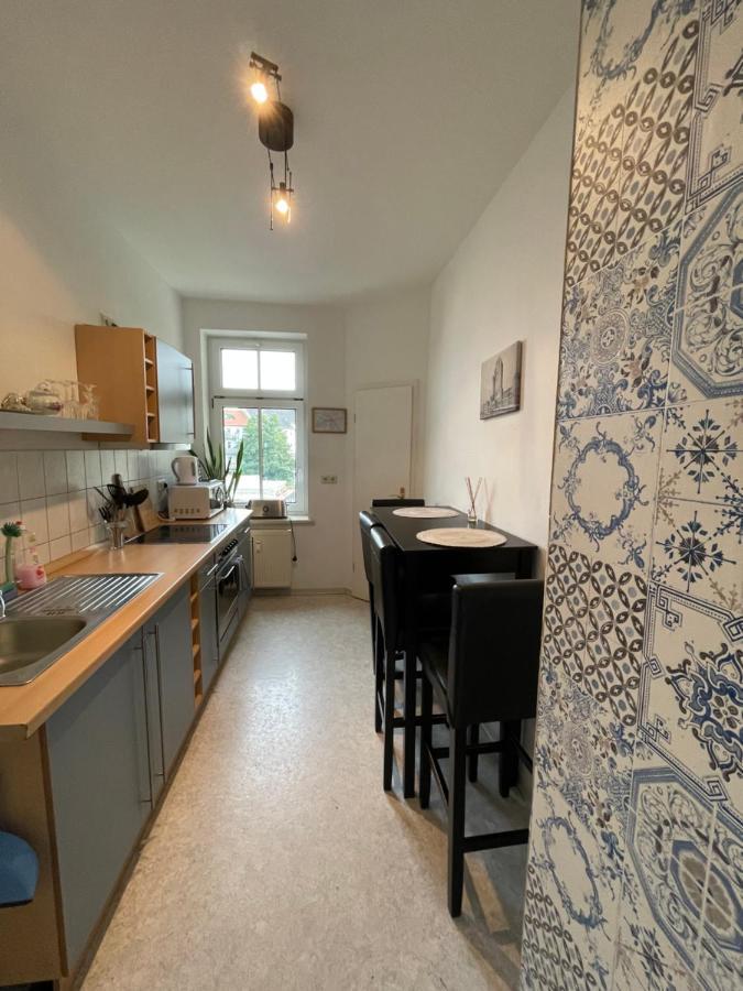 Ferienwohnung In Der Naehe Leipziger Zentrum Buitenkant foto