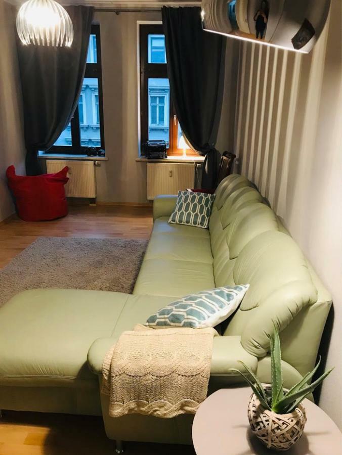 Ferienwohnung In Der Naehe Leipziger Zentrum Buitenkant foto